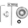 Whychstore Kit adattatore lama per Stihl FS55 FS55R FS56RC FS70R FS80, testa di ricambio per decespugliatore in metallo, include chiavi a L e a T per una facile installazione