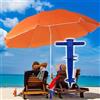 Generic Ancoraggio per ombrellone da spiaggia, porta ombrello a vite, robusto picchetto di sabbia in plastica, dimensioni 31 x 17 cm, per spiaggia, patio e esterni, fissaggio per ombrellone (blu)