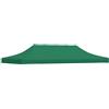hliofuir Tetto di ricambio per gazebo 6 x 3 m, colore verde, 600D | Robusto tetto di ricambio in poliestere 600D per gazebo pieghevole da giardino. Protezione UV affidabile per feste ed eventi.