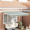 Runheo Tessuto di ricambio per tenda da sole, in poliestere, 3,5 x 2,5 m, resistente alle intemperie, ai raggi UV, con mantovana, per balcone, giardino, terrazza, protezione solare e ombra