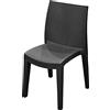 ipae progarden Sedia Lady Imp. - Rattan, Colore Antracite