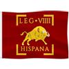 Nice Captain Bandiera dell'esercito romano imperiale per attività all'aria aperta, bandiera storica Vexillum (LEGIO VIIII HISPANA)