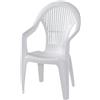 VegaSedia da Giardino in plastica, Bianco