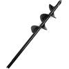 SagaSave Punta per trapano a coclea da giardino, punta per scavatrice a coclea con diametro gambo da 3/8, strumento rapido per piantare bulbi piantine - 40 x 450 mm