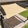 Generic Telo ombreggiante per giardino, 2 x 2 m, copertura parasole per giardino, auto, pergola esterna, serra, pollaio e cuccia per cani