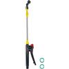 kowaku Asta spruzzatore Ugello e Impugnatura Tubo telescopico Lungo ergonomico Spruzzatore d'Acqua in Acciaio Inossidabile Spruzzatore a Bacchetta Asta di, Singolo ugello Curvo