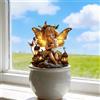 Generic Paletto per piante in vaso in acrilico, ornamento decorativo per interni ed esterni, regalo ideale per abbellire giardini e giardini (AB-106)
