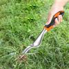 Generic Strumento per Rimuovere Le Erbacce, Strumenti durevoli per la rimozione delle Erbacce, con forche a Forma di V e Manico ergonomico, rimuove Facilmente Le Radici degli Erbacce, Forniture per Giardino