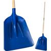 Crisalide® - Badile Super Resistente 36x49 cm con Manico in Legno - Versatile per Uso Agricolo, Giardinaggio e Lavori Pesanti, Multiuso, Pala da Neve (Blu)