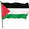 Kunoli Bandiera Palestina 150×90cm - Gran Palestinese 3×5 Ft per I Cortili Dei Giardini