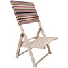 Liberoshopping Sedia Mare Piscina richiudibile in Legno 1 spiaggina
