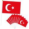 yayafunfun Bandiera della Coppa del Mondo sventolando (MiniFlag-Turchia)