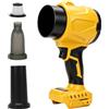 Roadtime Soffiatore 2 in 1 a batteria Turbo e pompa ad aria per DeWalt 20 V (senza | Roadtime Soffiatore e aspirazione senza spazzole, 1200 g, 3 ugelli, portatile, senza fili, per campeggio, pulizia