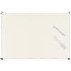 MAODUZI Telo Ringhiera Balcone Esterno 90x350cm, Rete Balcone Antistrappo e Protezione Solare Copertura Cancello Esterno Facile da Installare per Recinzione Giardino - Bianco Sporco