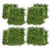 RBFGYIOP Pannelli decorativi in erba artificiale per recinzioni - Siepe sintetica UV per privacy e decoro giardino, resistente al sole - Ideale per interni ed esterni, pareti verdi - 12 pezzi 50x50cm,
