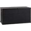 Toomax Multibox Rattan baule da 420L in plastica resistente effetto rattan, colore antracite, resistente ai raggi UV, dotato di foro per lucchetto, ideale per interni ed esterni