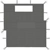 vidaXL Pareti con Finestre per Gazebo 2 pz 4x2,1 m Antracite 70 g/m²