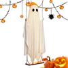 Generico Halloween Ghosts Outdoor - Giant Spooky Remote Control Swing | Waterproof | Wood, polyester, and PP giant swinging ghost with remote control, waterproof outdoor Halloween decor for porch, yard, tree, p