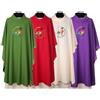 Holyart Casula Giubileo 2025 Ricamata con Stola Logo Ufficiale, Avorio