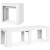 IDMarket - Consolle allungabile ORLANDO, 10 posti, 235 cm, legno bianco