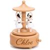 AGEUIRPOD Carillon Personalizzato con Nome/Testo, Scatola di Musica in Legno | Scatola di Musica in Legno Personalizzata Incisa a Mano, Regali per Bambini Ragazze Ragazzi Figlia Decorazioni per la casa