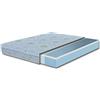EcoDream - Materasso Matrimoniale 160x190 Memory Foam - Alto 25 cm, Rigidità H2 Media, Rivestimento Sfoderabile in Aloe Vera Antiacaro, Con Fascia Traspirante e Maniglie - 100% Made in Italy