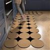 Hixingo Tappeto Cucina in Diatomite, Stile retrò Passatoia Cucina Antiscivolo Lavabile Tappeti da Cucina, 1 Pezzo Tappeto da Cucina Tappeto da Bagno Tappetino per Doccia (50x150cm,Cammello)