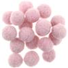 Zasy 15mm Palline di Feltro di Lana Fai da Te Ghirlanda Perline Accessori di Gioielli di Moda Fatti a Mano 20 Pezzi (Rosa)