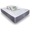Matnature Naturfresh 160x200 - Materasso viscoelastico con molle insacchettate | Altezza 22 cm | Massimo comfort | Traspirante, antiacaro, ergonomico, fermezza medio-alta | 2 cuscini in regalo