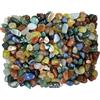 Solyxis 1000 g di pietre preziose miste, 7-13 mm, mini pietre semipreziose colorate | Miscela di piccole pietre burattate, facili da pulire ed estremamente durevoli, pietre preziose per decorazione, compleanno