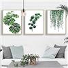 Nordic ideas - Tele per decorazione di parete, motivo: natura, paesaggio, quadro moderno di design, stampe su tela, bianco e nero, per arredo soggiorno, b, S(20X30CM) Pas de cadre