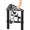WINSTECK Sgabello da Bagno Scaffale Portaoggetti, Sgabello da Barba con Piedini Antiscivolo, Sgabello da Soggiorno, Camera da Letto, Ingresso, Corridoio, Carico Massimo 350 Kg