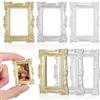 STOBAZA Cornice Fotografica Vintage Miniatura in Resina, 6 Pezzi Decorativa | Fai da Te e Micro Decorazioni, Stile Antico Delicato, Robusta e Versatile per Oggetti Piccoli