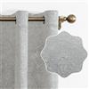 Ystyle Tende per Interni in Velluto 2 Pezzi, 140x280cm, Tende Oscuranti Termiche Isolanti, Anti-Rumore, con Anelli, Tenda Moderna per Camera da Letto e Soggiorno, Beige