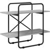 vidaXL Libreria 2 livelli 60 x 35 x 70 cm PB Sonoma grigio