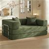 Vipbear Divano Letto 160cm, Divano Letto 2 Posti Componibile Boneless Couch | 5-in-1 Divano Letto Modulare Componibile, Divano Letto Matrimoniale Senza Struttura, Divano a Compressione Sottovuoto