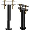 VETIN 2 Pezzi Gambe di Supporto per Rete Letto Regolabili in Altezza, Verbesserte Bettrahmenfüße, Gambe di Supporto per Rete a Doghe Per Reti Letto Pesanti/in Legno/King/Queen Size, 18-32cm