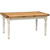 Biscottini Tavolo allungabile sala da pranzo 160x90 cm | Tavolo cucina allungabile in legno massello