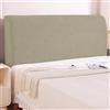 Ystyle Copri Testiera Letto Elasticizzata Matrimoniale, 120CM, Cachi | Elastico Copri Spalliera Letto, Copertura Testata Letto Lavabile, Headboard Cover Antipolvere Universale, Copri Testata Letto