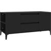 vidaXL Mobile Porta TV Nero 102x44,5x50 cm in Legno Multistrato
