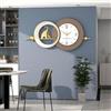 Vnook Orologio da Parete Semplice, Orologio da Parete Moderno e Silenzioso in Metallo, Adatto for Decorare soggiorni, ingressi, cucine, camere da Letto, uffici