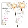 Mr Pubblicità - n.100 Cartoncino Etichette Stelline Scintille Matrimonio Personalizzati - Decorazioni Nozze, Sposi, Anniversario, Compleanno, Feste - Aggiungi Nomi e Frase a Scelta (Modello 9)