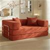 Vipbear Divano Letto 160cm, Divano Letto 2 Posti Componibile Boneless Couch | 5-in-1 Divano Letto Modulare Componibile, Divano Letto Matrimoniale Senza Struttura, Divano a Compressione Sottovuoto