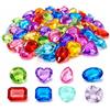 Hopton Gemme per bambini, diamanti colorati per bambini, cristalli | Grandi pietre preziose per scavare, cristalli per compleanno dei bambini, per feste al tesoro, vaso, acquari