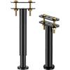 VETIN 2 Pezzi Gambe di Supporto per Rete Letto Regolabili in Altezza, Verbesserte Bettrahmenfüße, Gambe di Supporto per Rete a Doghe per Reti Letto Pesanti/in Legno/King/Queen Size, 25-43cm