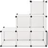Generico Armadio Salvaspazio a Cubo con 6 Scomparti Bianco,Bianco,4.5kg,244922