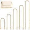 XFSRG 5 Pezzi Catena per Borsa a Tracolla Set Cinghie di Ricambio a | Catenella Borsa con Fermagli Girevoli Catena di Ricambio in Metallo per Portafoglio Pochette Portafoglio