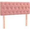 GHVBNMF Testiera per letto in velluto, 90 x 7 x 78/88 cm, regolabile in | Elegante schienale imbottito in morbido velluto per la camera da letto, gambe in legno regolabili in altezza offrono una