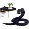 Maodom Serpente stampato in 3D, decorazione da scrivania articolata a forma di animale, 70 cm, realistica, con stampa 3D, ornamento per compleanno, Pasqua, cestino, decorazione da scrivania, oggetti