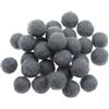 Zasy 20mm ago Feltro di Lana Pom Pom Ghirlanda Fai da Te Decorazioni per la casa Gioielli di Moda Perline Palline di Feltro (Grigio Scuro)